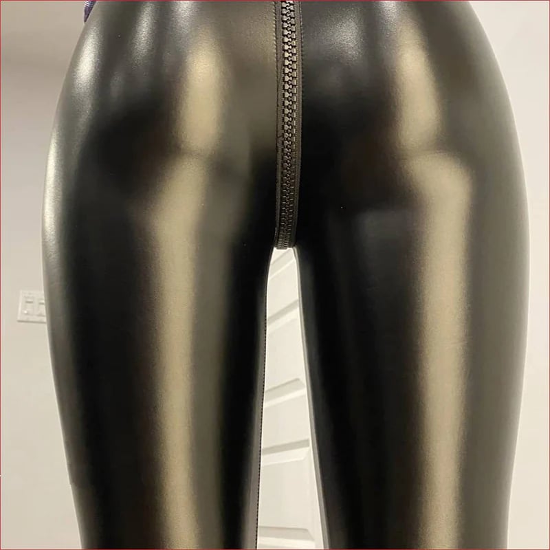 Matte Leather Trousers - Buy two and get free shipping!