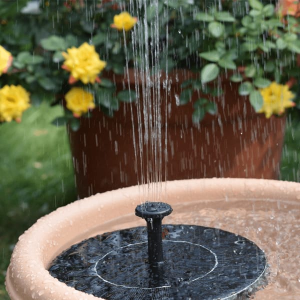 Solar outdoor fountain-The perfect garden decoration