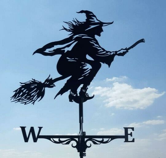 Stainless steel weather vane (rustic style weather vane garden decoration)