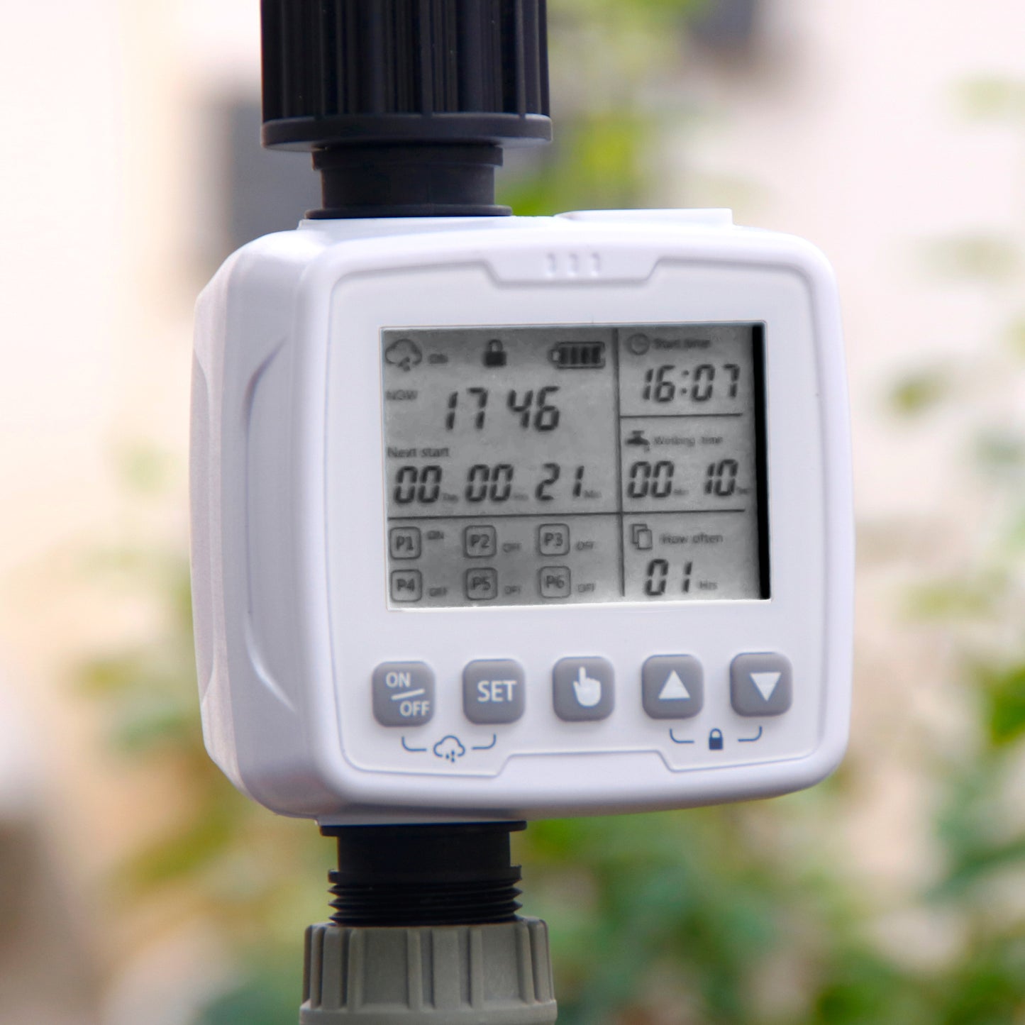 Rainwater sensor timer Intelligent automatic garden irrigation solenoid valve watering control outdoor