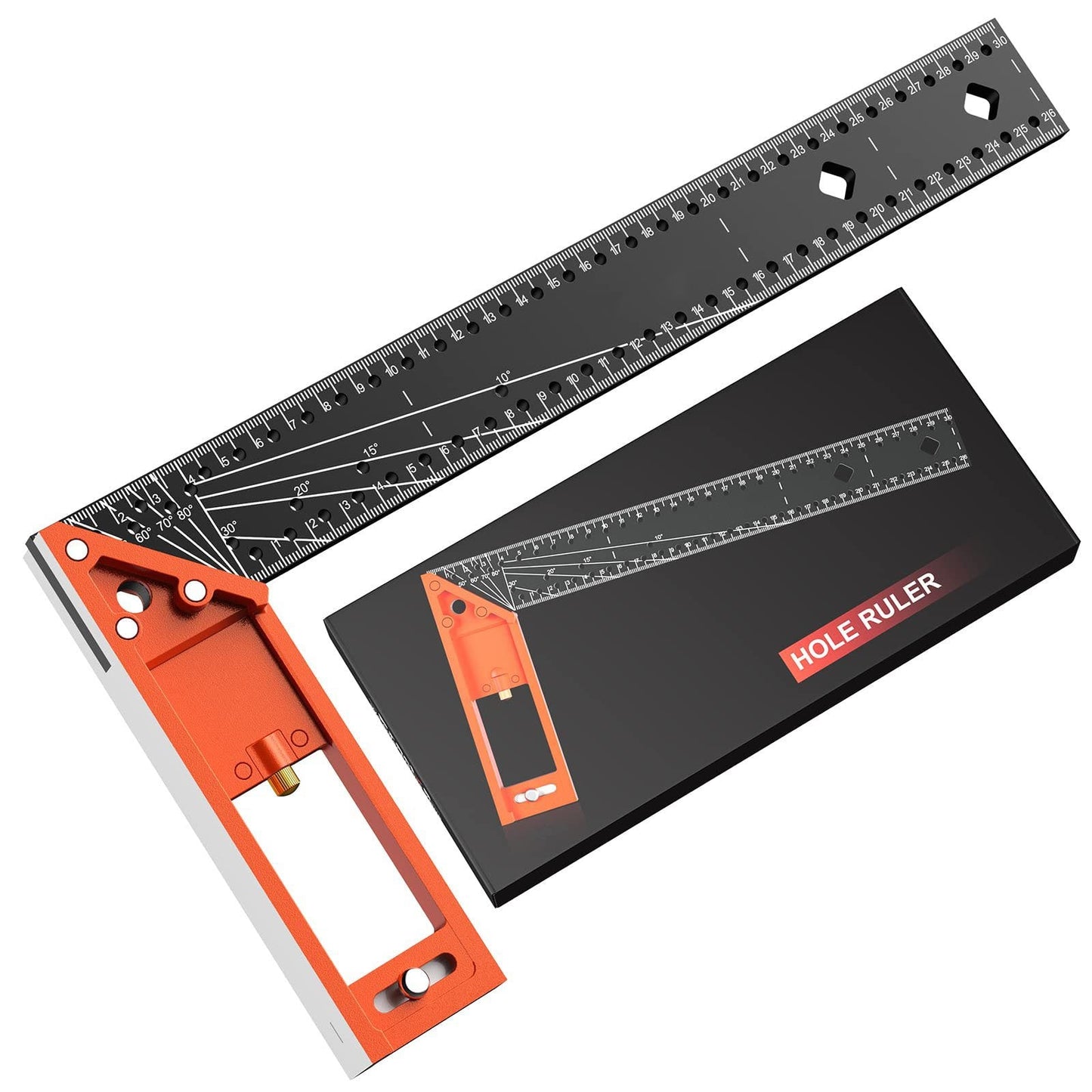 Multi-angle measuring ruler