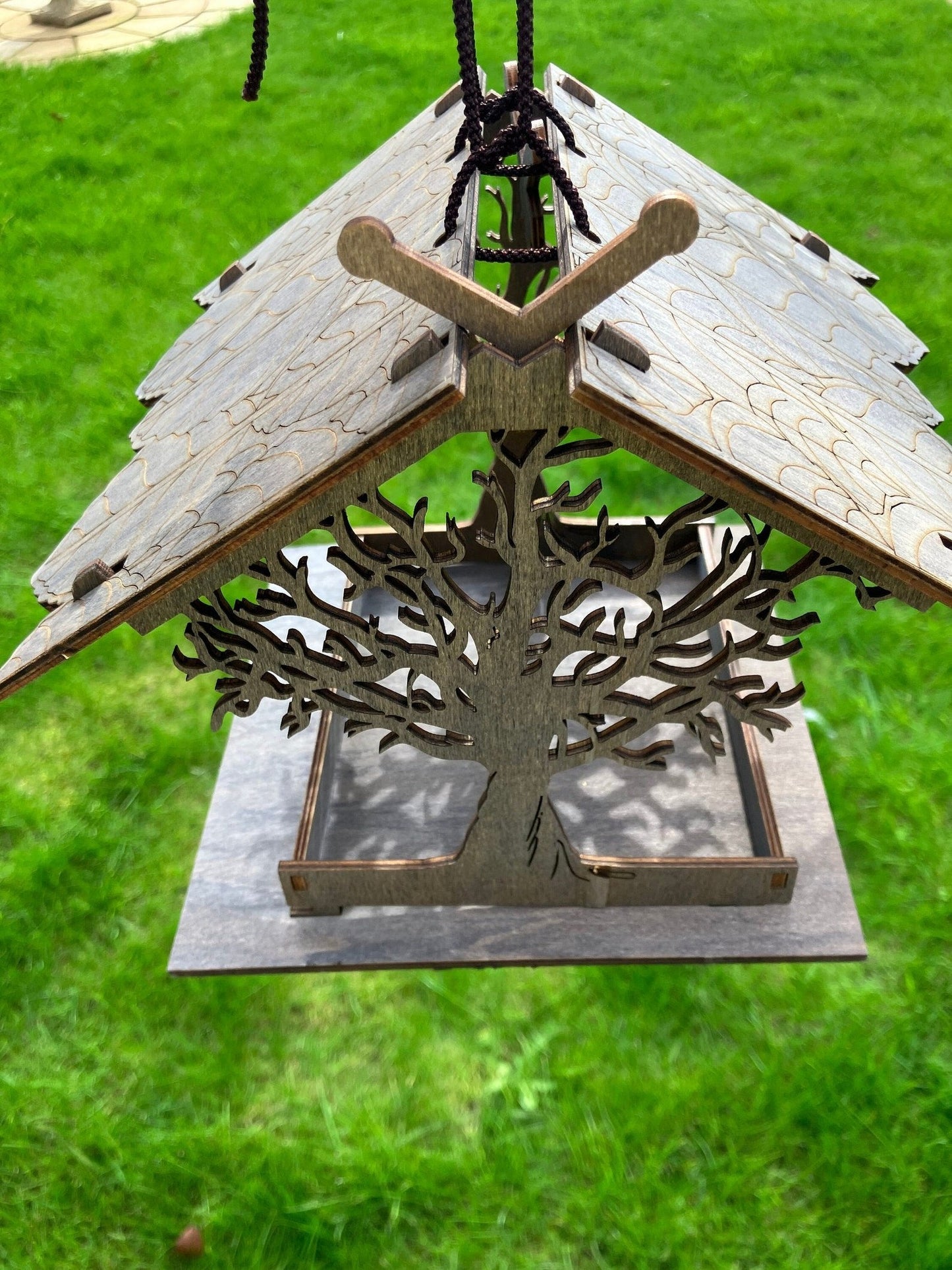 Hanging Wood Bird Houses