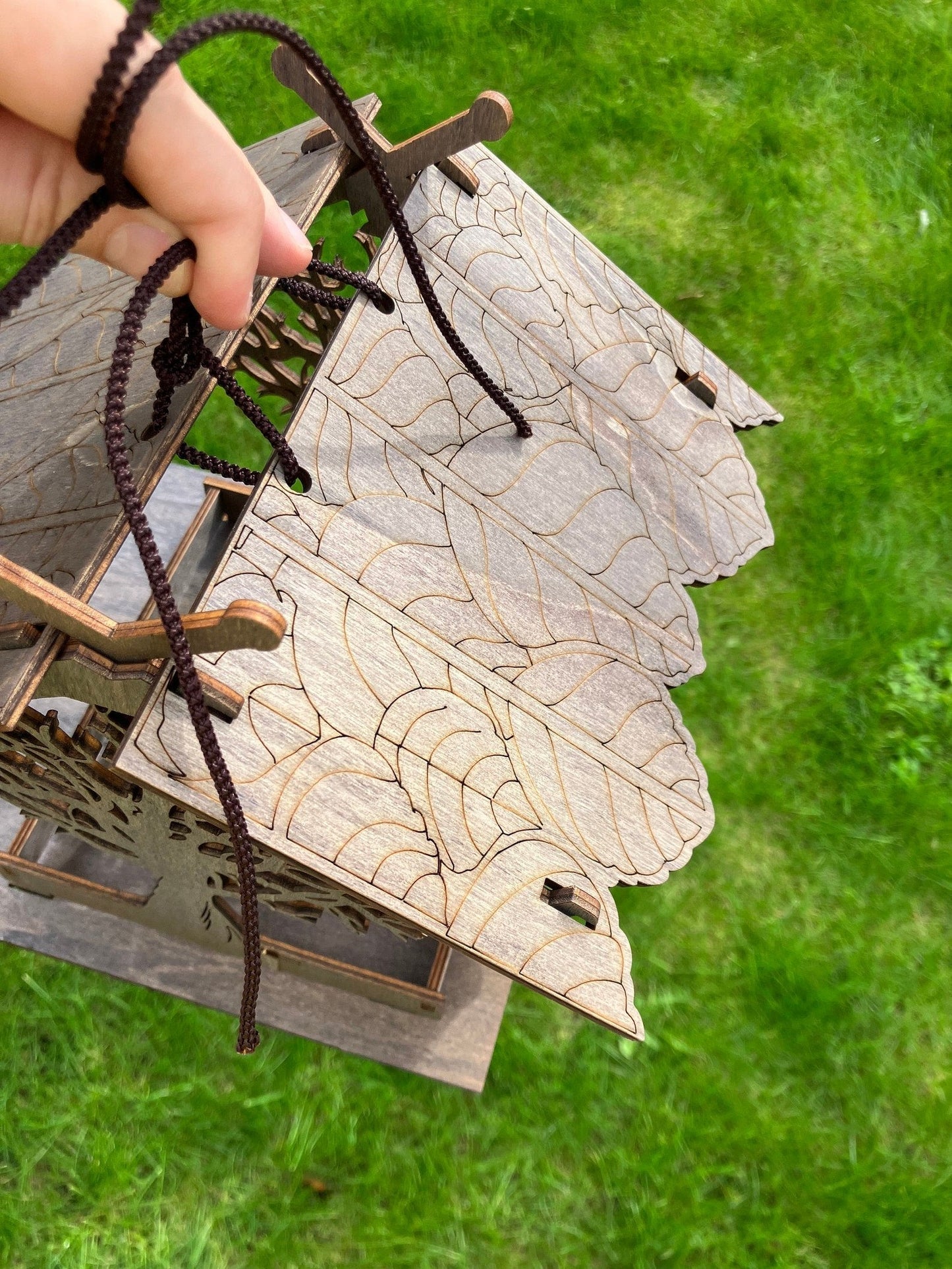 Hanging Wood Bird Houses