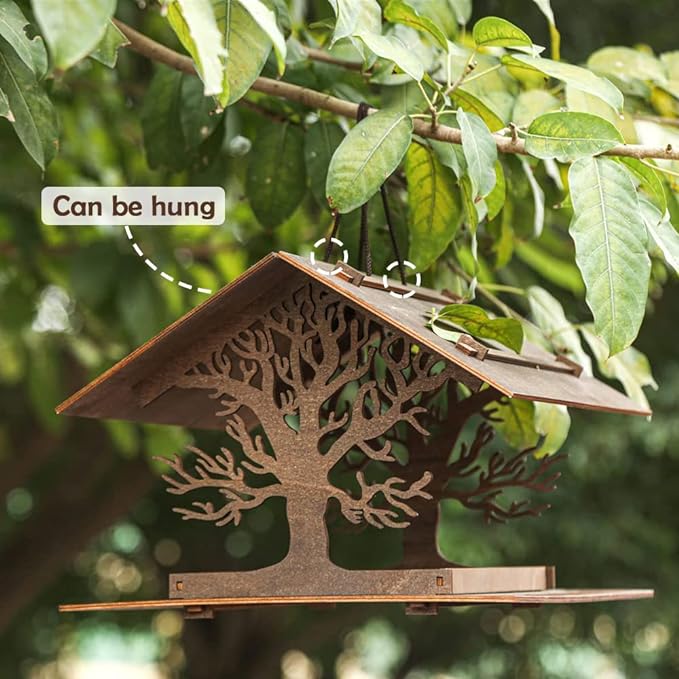 Hanging Wood Bird Houses