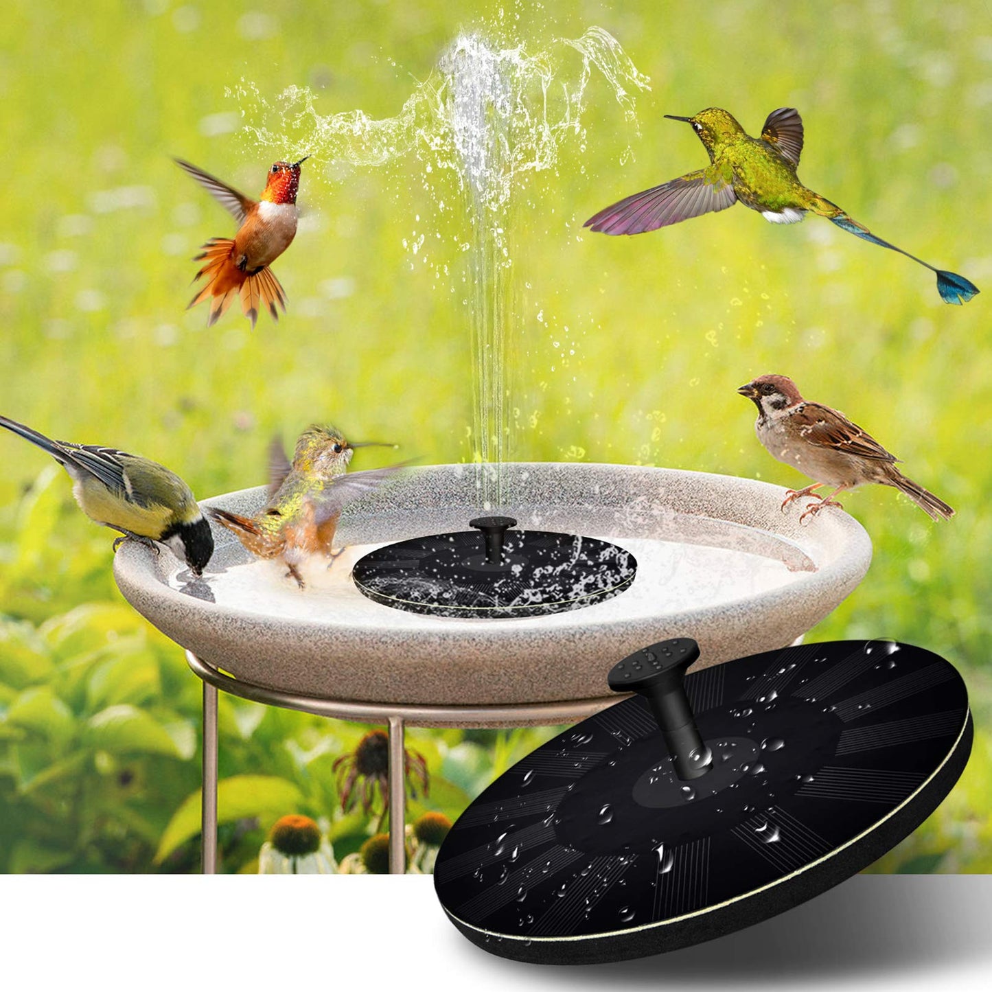 Solar outdoor fountain-The perfect garden decoration