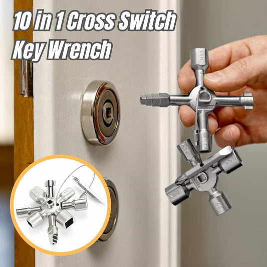 10 in 1 Cross Switch Key Wrench