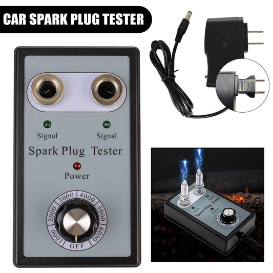 Dual Hole Car Spark Plug Tester Ignition Plug Analyzer Diagnostic Detector