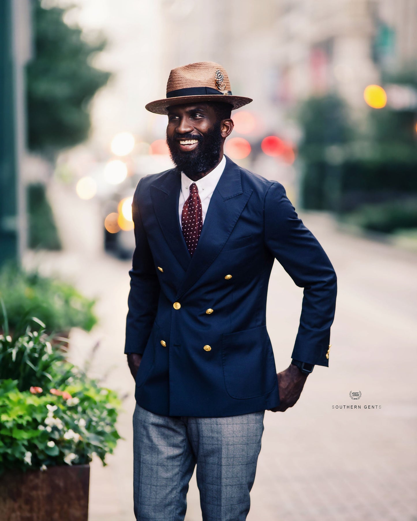 Miller Ranch Straw Trilby Fedora