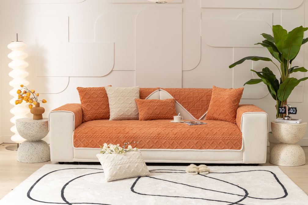 Classic One-Piece Sofa Slipcover