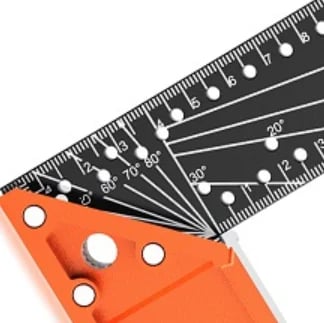 Multi-angle measuring ruler