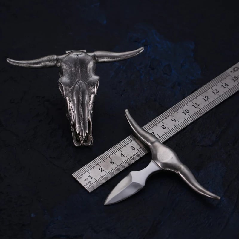 Tactical Stainless Steel Bull Headgear Belt Buckle(Buy 2 Free Shipping)