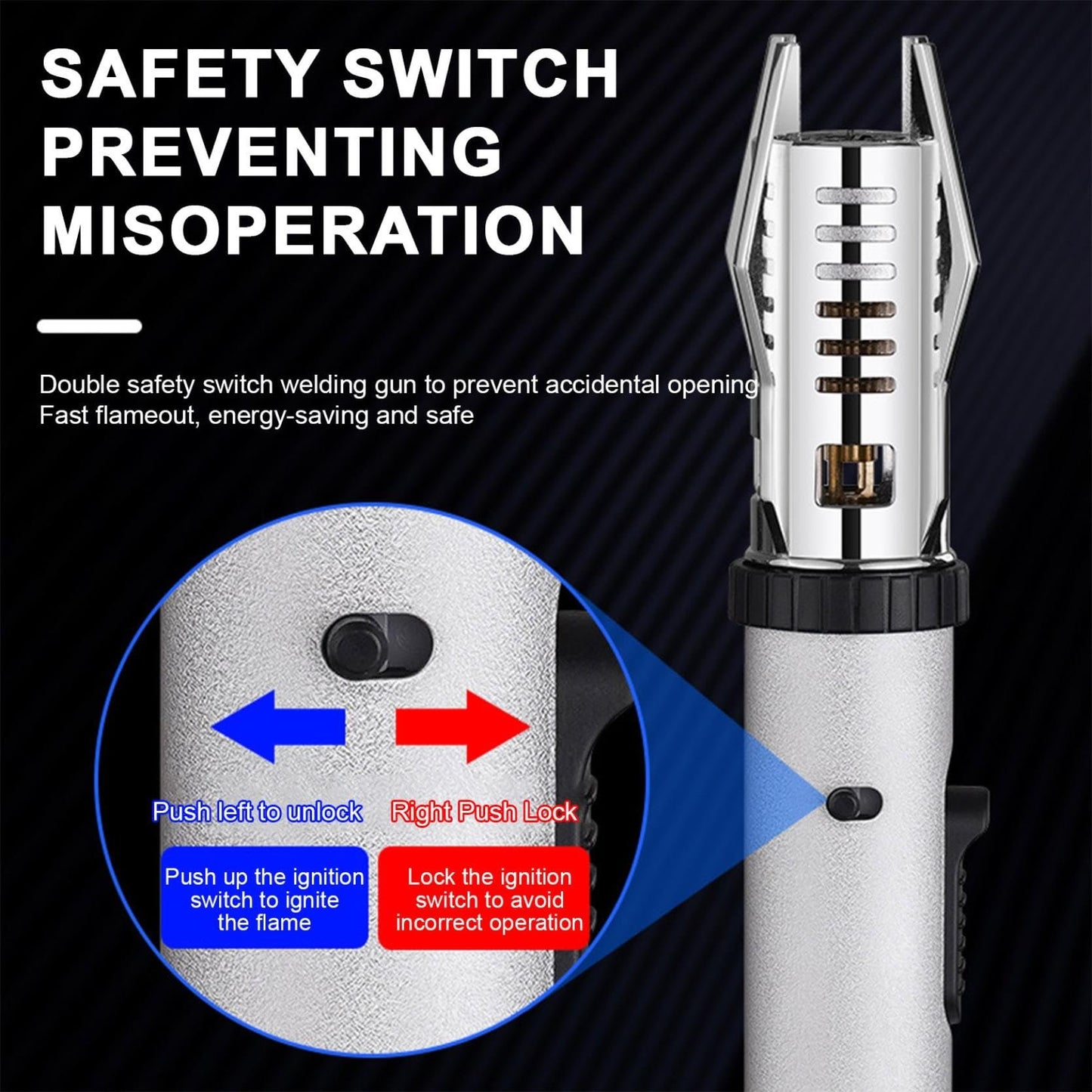 Windproof Lightsaber Torch Flame Lighter