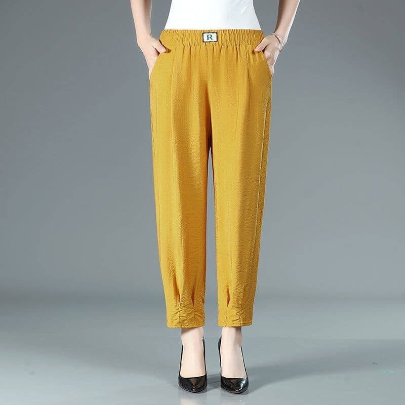 Cool Ice Silk Harem Pants for Women