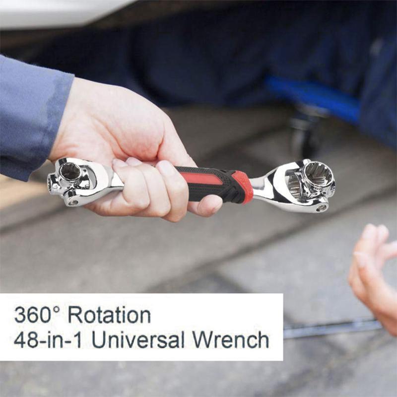 Eight-in-one multi-function wrench