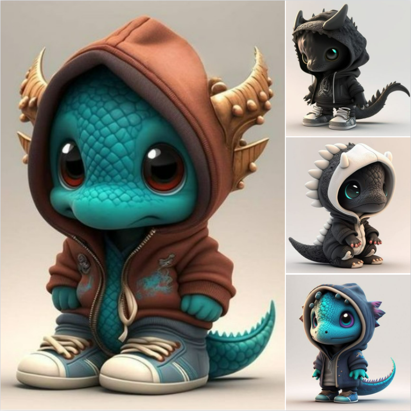 Cool dragon figurines