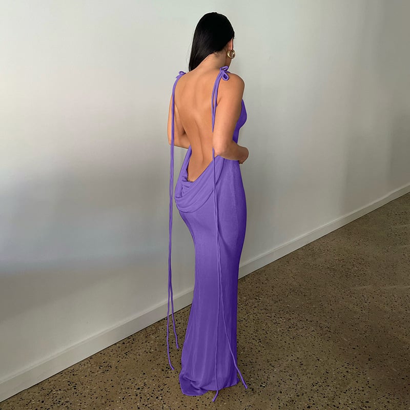 New Product Promotion 50% OFF   Serenity Backless Maxi Dress