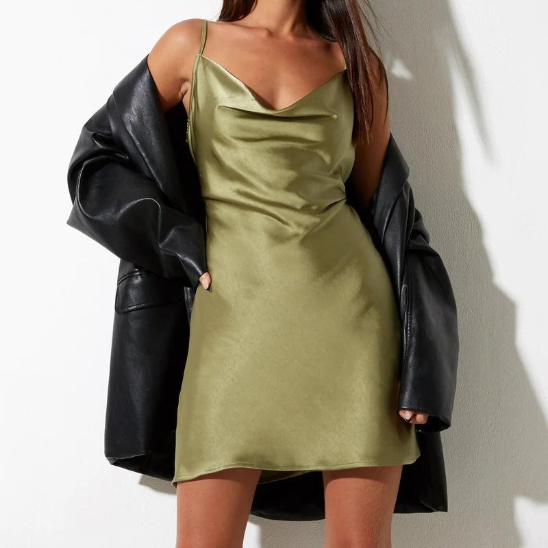 Summer Hot Sale Now-49% OFF  SLIP DRESS IN SATIN