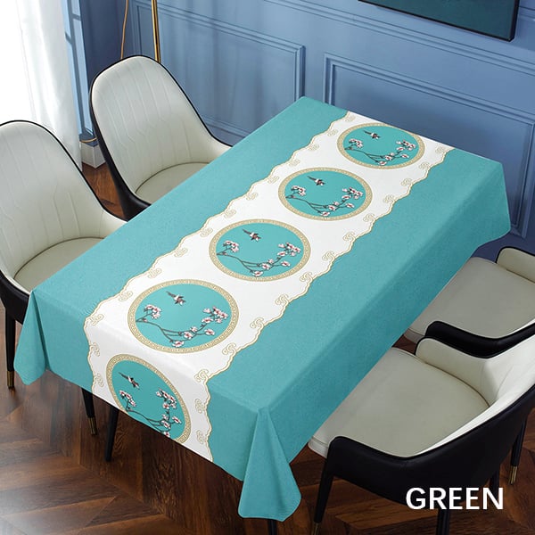 Waterproof and oil-proof embroidered tablecloth