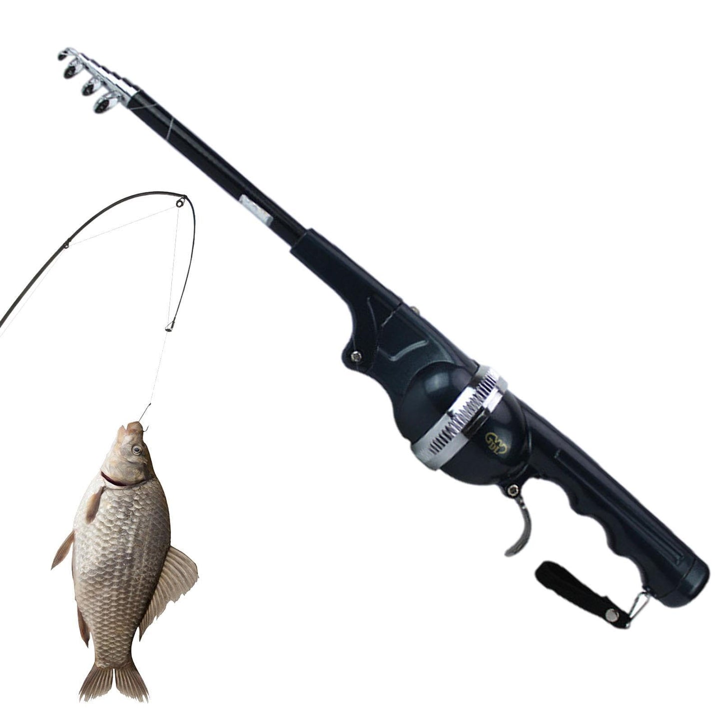 High Quality Folding Fishing Rod With Line Portable Pocket Throwing Rock Telescopic And Reel