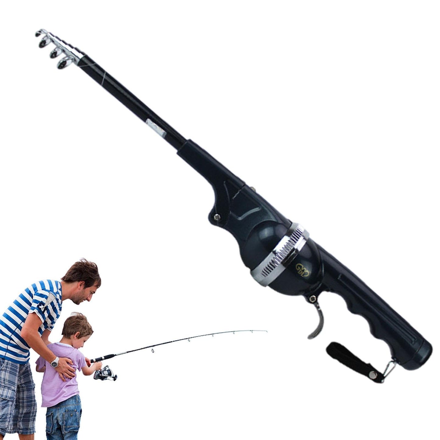 High Quality Folding Fishing Rod With Line Portable Pocket Throwing Rock Telescopic And Reel