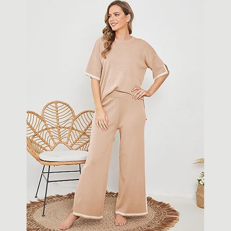 Classy Elastic Knit Lounge Set (Buy 2 Free Shipping)