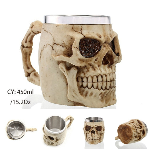 Fantasy Adventure Resin / Stainless Steel Mug