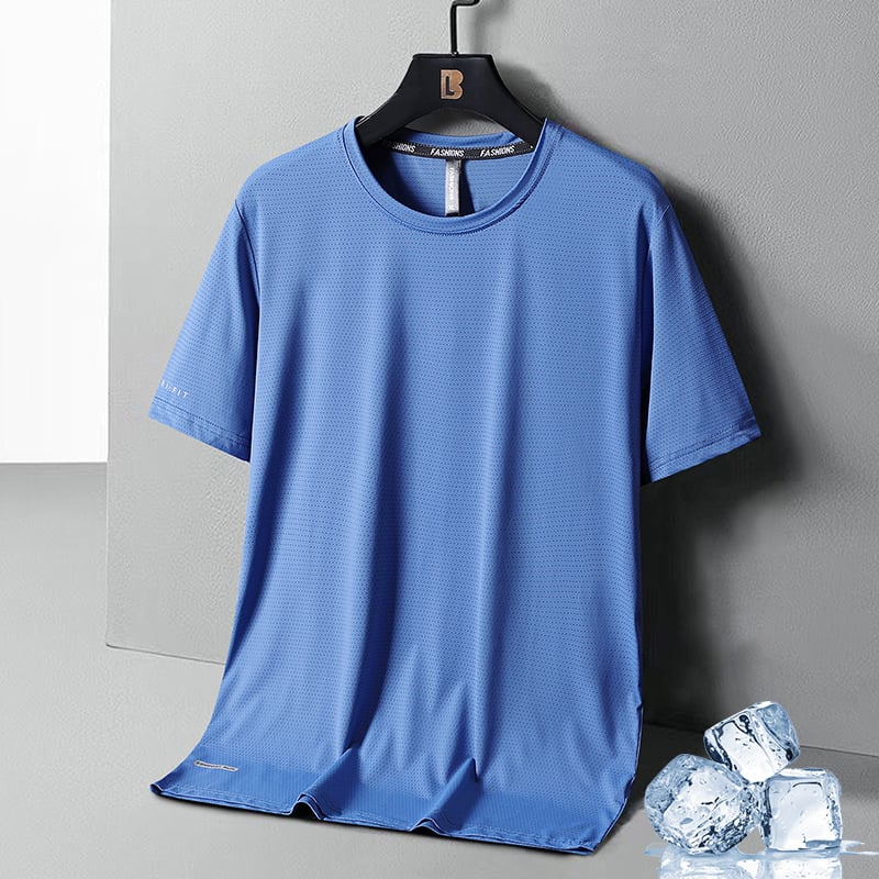 SUMMER HOT SALE - 49% OFFIce Silk Round Neck T-Shirt