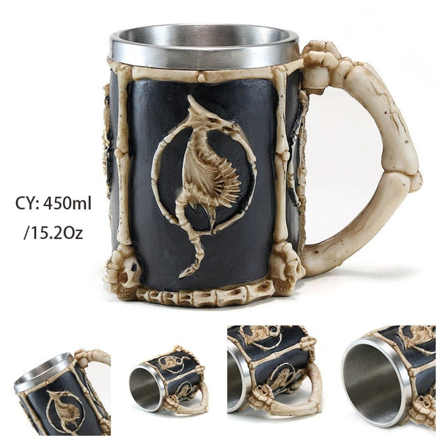 Fantasy Adventure Resin / Stainless Steel Mug