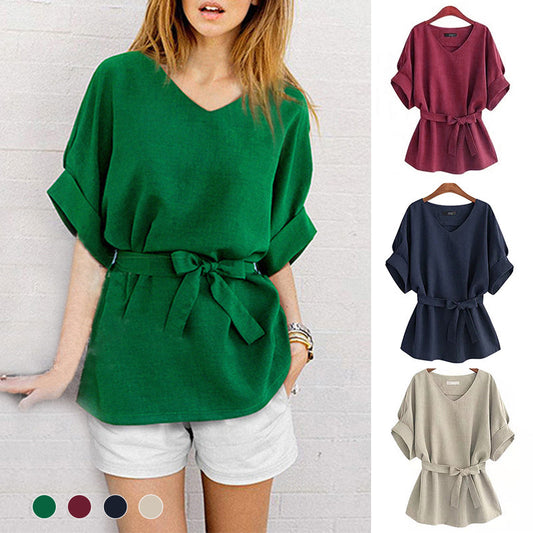 Linen Doll Sleeve Shirt