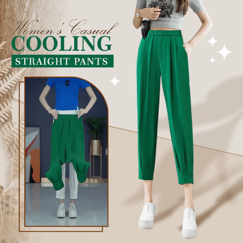 Women's Casual Cooling Straight Pants