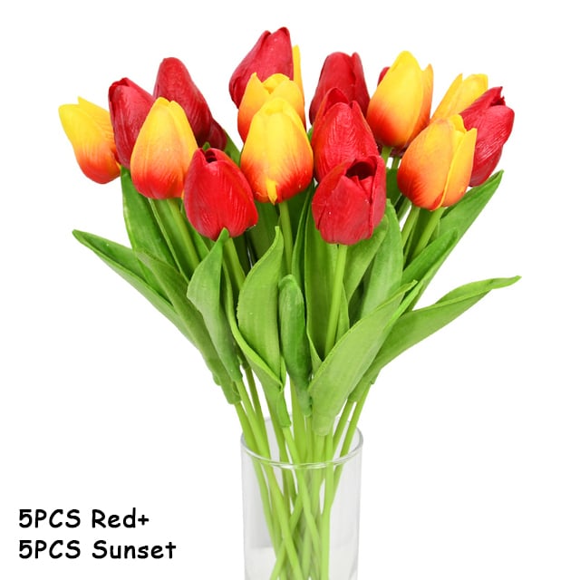 High Quality Artificial Latex Tulips(PCS 10)