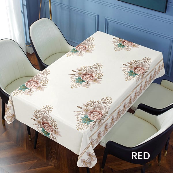 Waterproof and oil-proof embroidered tablecloth