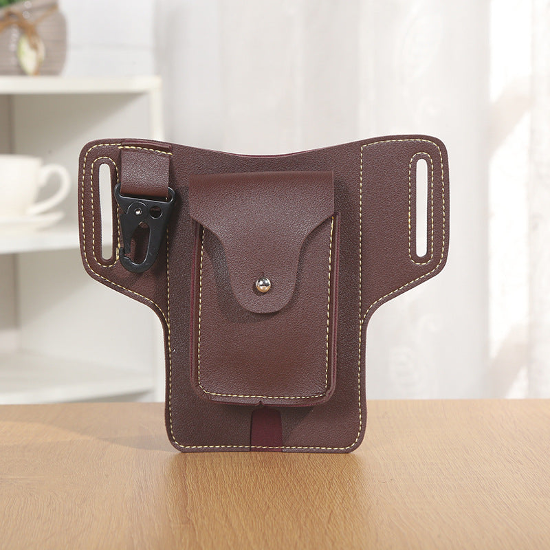 Multifunctional Leather Phone Belt Bag