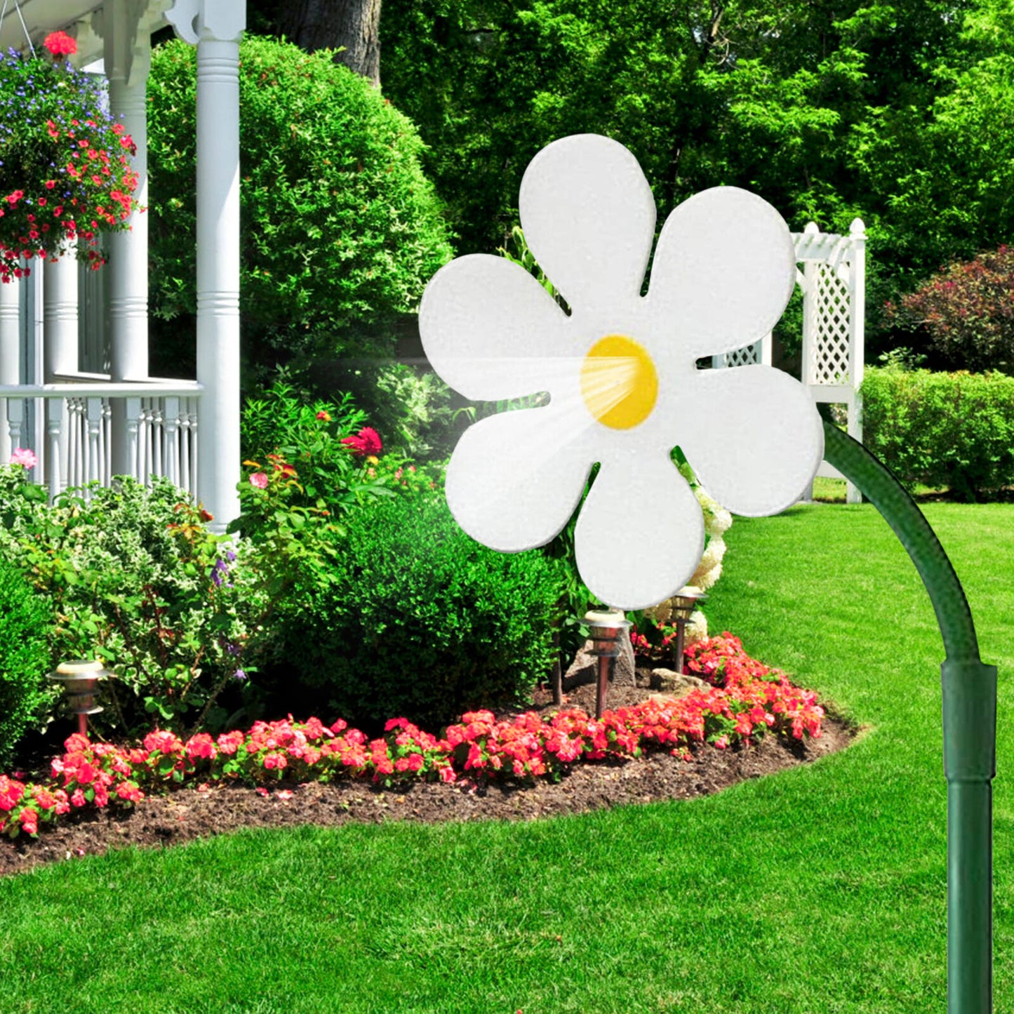 Rotating Crazy Daisy Sprinkler Crazy Flower-Shaped Garden Sprinkler