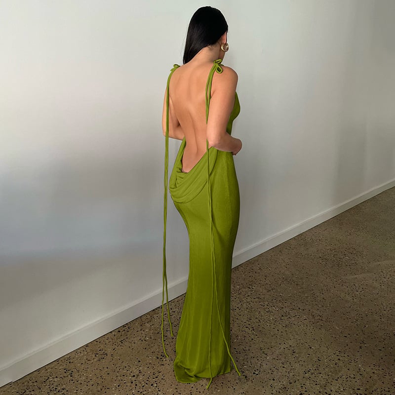 New Product Promotion 50% OFF   Serenity Backless Maxi Dress