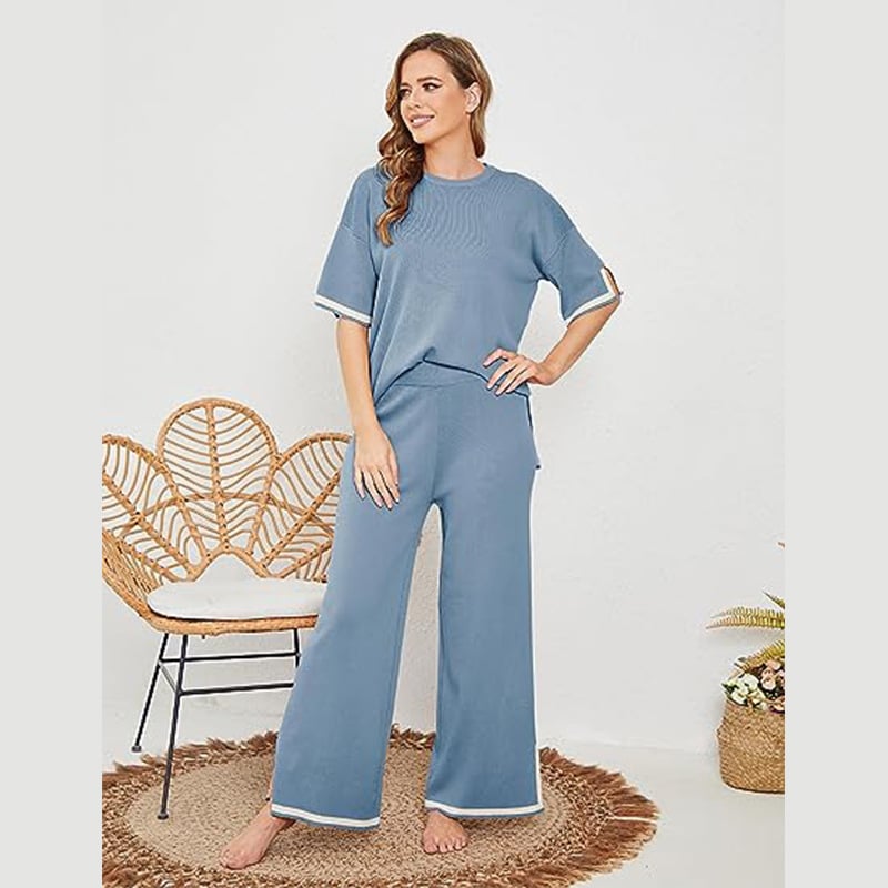 Classy Elastic Knit Lounge Set (Buy 2 Free Shipping)