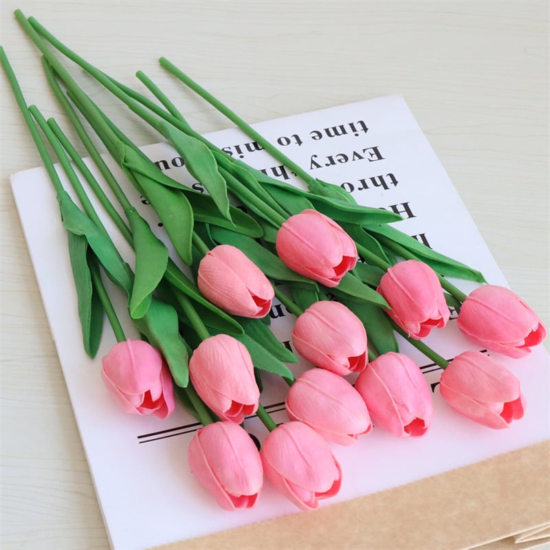 High Quality Artificial Latex Tulips(PCS 10)