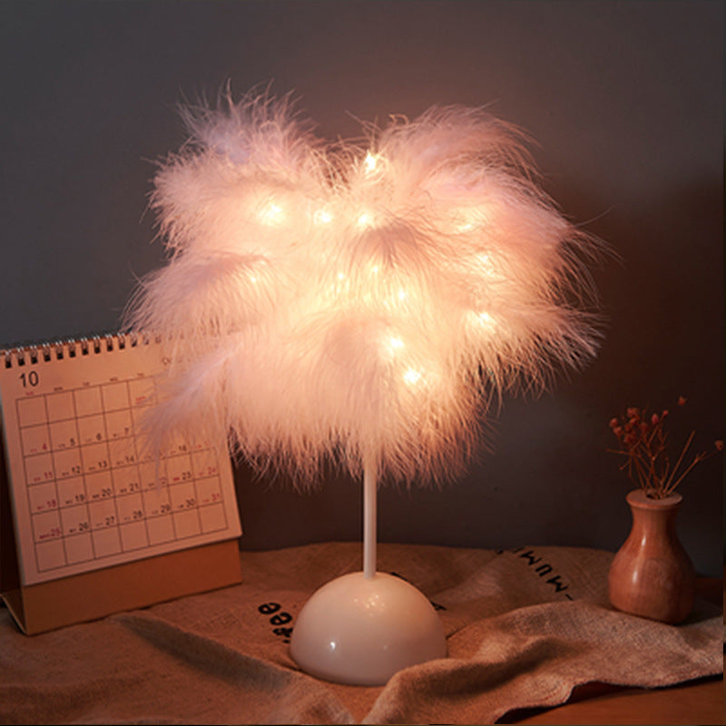 Christmas Feather Decorative Lights