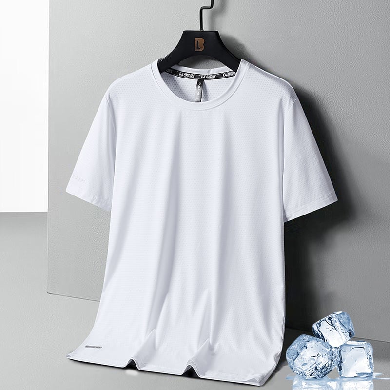 SUMMER HOT SALE - 49% OFFIce Silk Round Neck T-Shirt