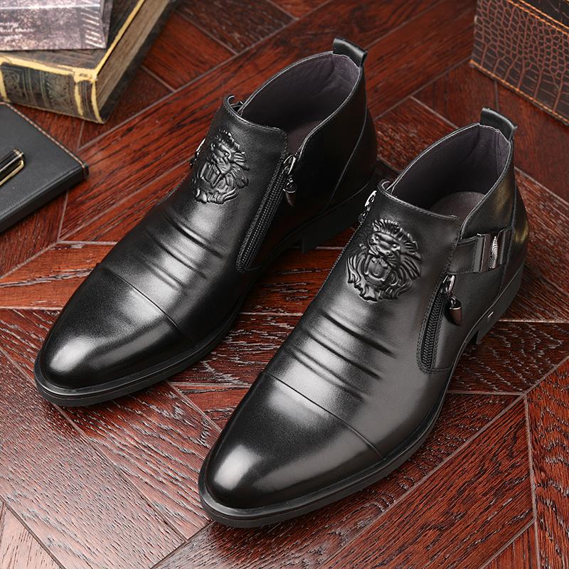 Italian cowhide business shoes