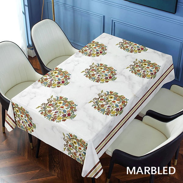 Waterproof and oil-proof embroidered tablecloth