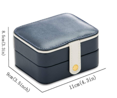 Portable jewelry storage box