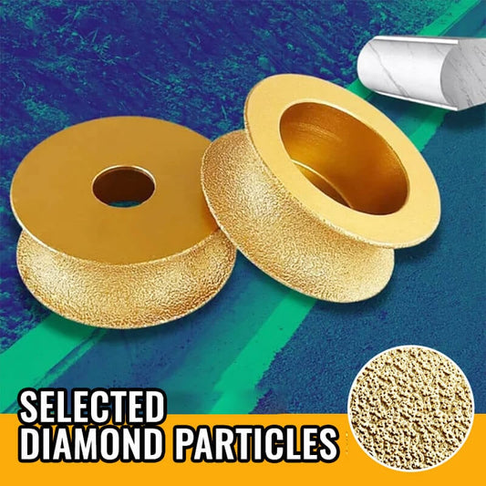 Edge diamond grinding wheel