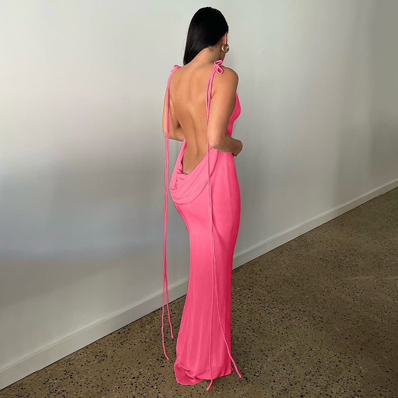 New Product Promotion 50% OFF   Serenity Backless Maxi Dress