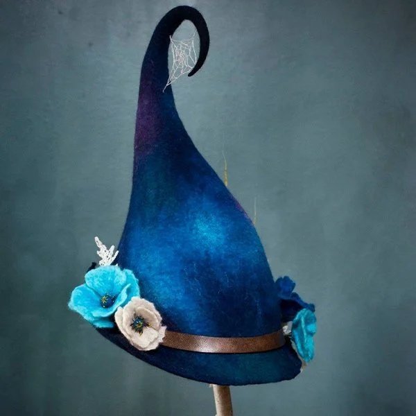 Last Day Promotion 49% OFF  Halloween Party Felt Witch Hats