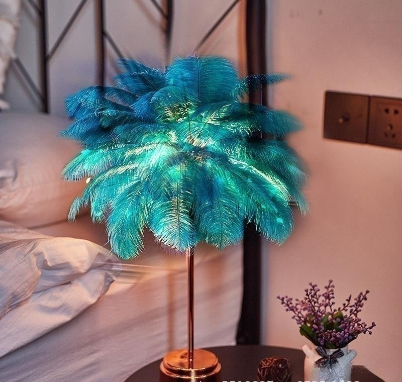 Christmas Feather Decorative Lights