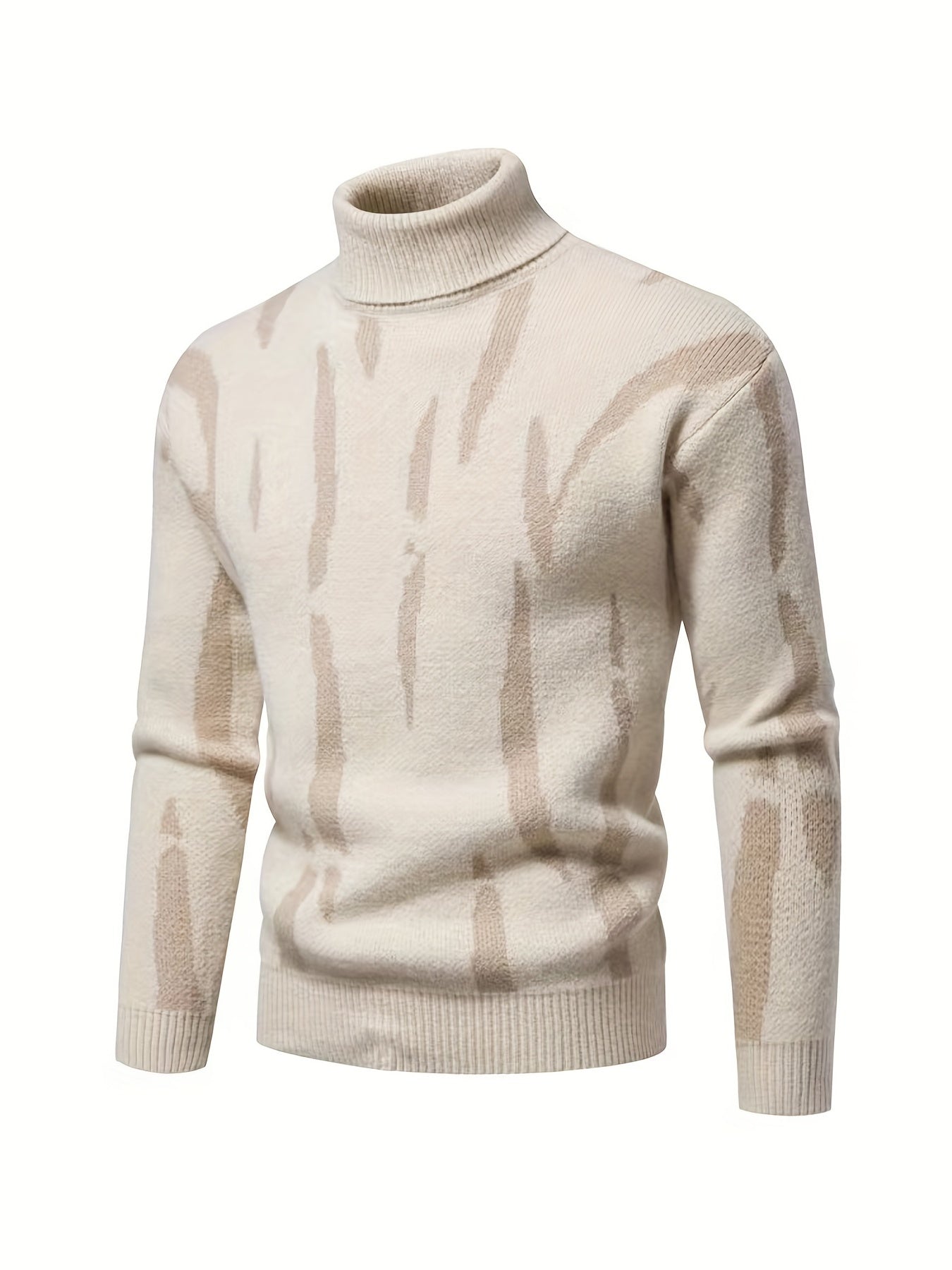 Trendy Men's Stretch Thermal Turtleneck Sweater - Stay Warm And Stylish All Winter