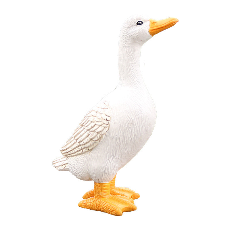 Duck Figurine Waterproof Resin Garden Ornaments