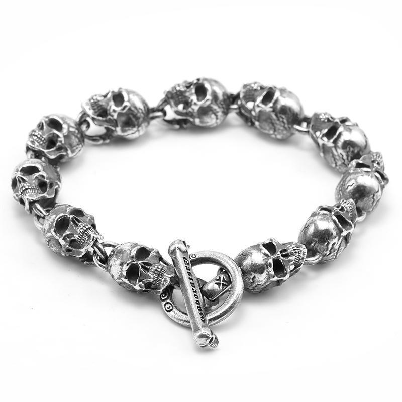 Skull Bracelet Rock Style