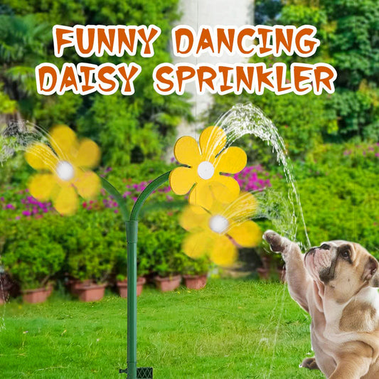 Rotating Crazy Daisy Sprinkler Crazy Flower-Shaped Garden Sprinkler